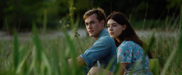 Childhood friends Tate (Taylor John Smith) and Kya (Daisy Edgar-Jones) grow into lovers in the North Carolina coming-of-age drama "Where the Crawdads Sing."