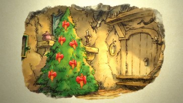 Disney Intermission spices up paused playback with activities like counting the carrots on Rabbit's tree.