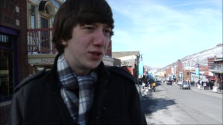 Young actor David Thompson, who makes his feature film debut as Stemmler, shares some thoughts on his first Sundance Film Festival.