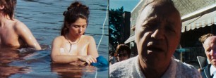 Woodstock's split screen enables skinny dipping youths to share the screen with the old folk who don't understand or approve of their ways.