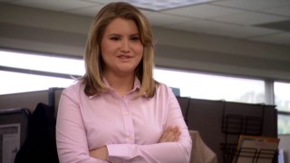 Dorky coworker Jillian (Jillian Bell) contributes to the alternate takes reel.