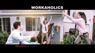 The Workaholics' slow motion shenanigans fill the main menu.
