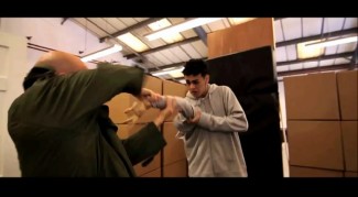 Stunt Tapes show us how the film's fights were planned out with props and among empty cardboard boxes.