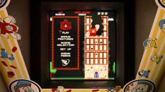 The Wreck-It Ralph Blu-ray and DVD menus cleverly feature the 8-bit Fix-It Felix Jr. game itself.