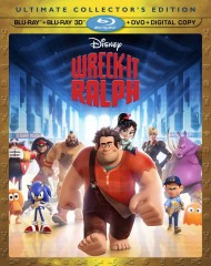 Wreck-It Ralph 4-disc set (Blu-ray 3D + Blu-ray + DVD + Digital Copy) combo pack cover art
