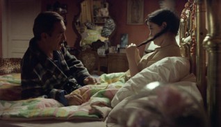 Father (Fernando Becerril) and daughter (Flor Eduarda Gurrola) keep their sex lives secret from one another in Carlos Cuarn's 2002 short "Me La Debes" ("You Owe Me One").