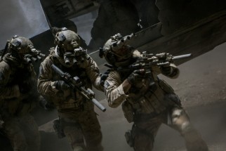 The Navy SEAL raid of Osama bin Laden's Pakistan compound makes for a small but integral part of the film.