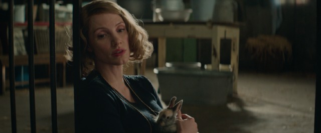 Jessica Chastain adopts a Polish accent to portray Antonina Zabinski, the titular heroine of the World War II drama "The Zookeeper's Wife."