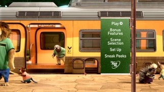 Zootopia's main menu shows us the titular city's train station.