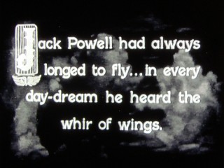 As the only silent film to win the Oscar equivalent to Best Picture, 1927's "Wings" uses intertitles like this to tell its story.