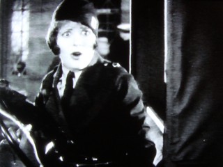 Doing her part for the war cause, Mary Preston (It girl Clara Bow) is excited to see a shooting star graphic indicating the object of her affections is nearby.