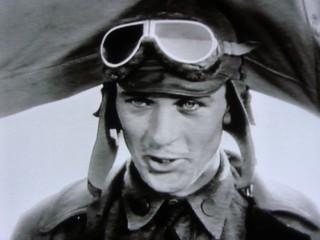 This young actor isn't trying hard to look like Gary Cooper (super duper). It's the screen legend himself, at age 25, playing moribund Cadet White in his first credited movie role.