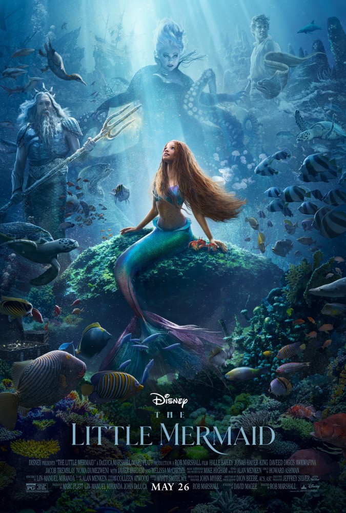 The Little Mermaid (2023) film poster and movie review