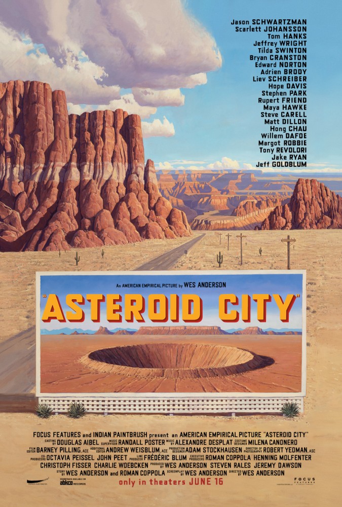 Asteroid City film poster and movie review