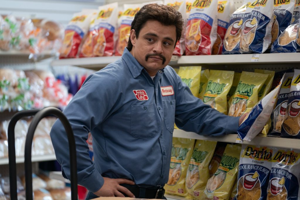 The Hulu original movie "Flamin' Hot" tells the largely untrue story of how Frito-Lay janitor Richard Montañez (Jesse Garcia) invented the Flamin' Hot Cheeto.