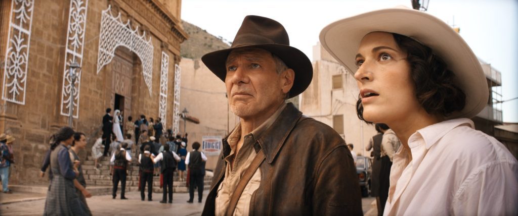 At the age of 80, Harrison Ford dons the fedora once more on an adventure with his goddaughter (Phoebe Waller-Bridge) in "Indiana Jones and the Dial of Destiny."