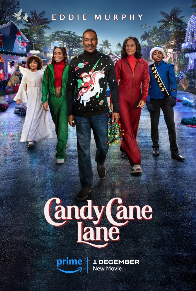 Candy Cane Lane film poster and movie review