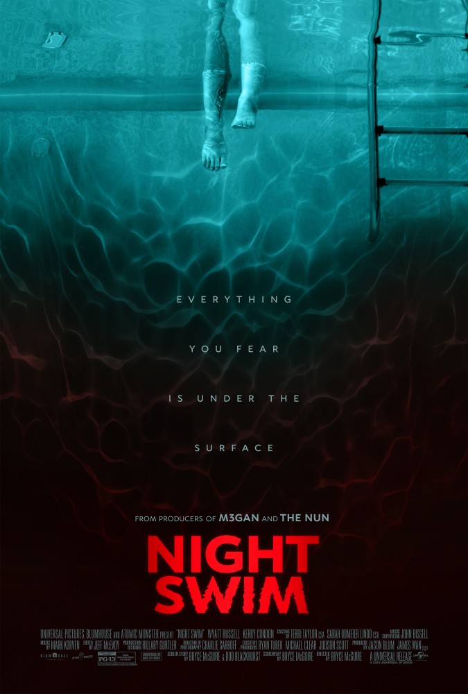 Night Swim film poster and movie review
