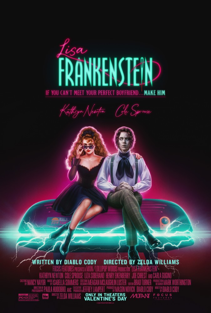 Lisa Frankenstein film poster and movie review
