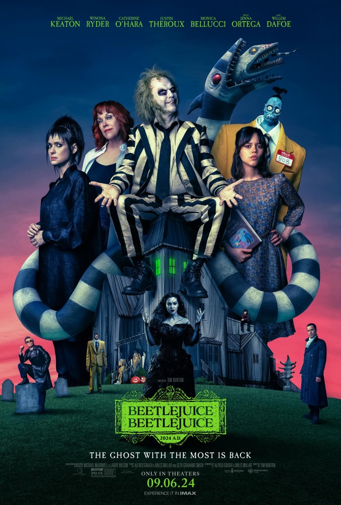 Beetlejuice Beetlejuice film poster and movie review