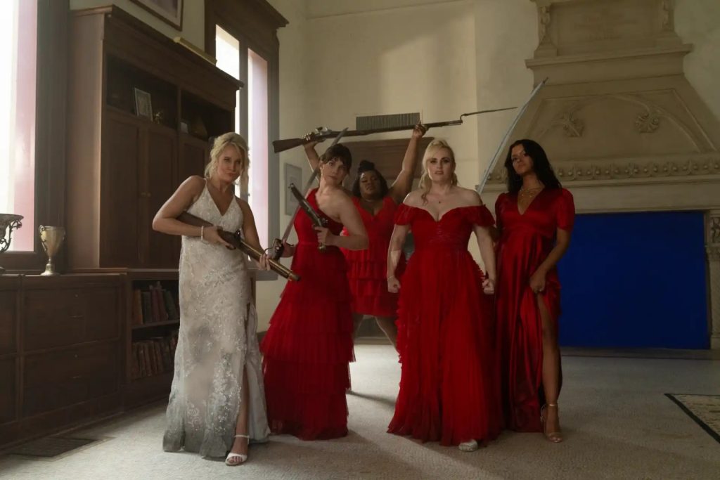 Bride Hard Blu-ray 5 The cast of "Bride Hard" poses with guns.