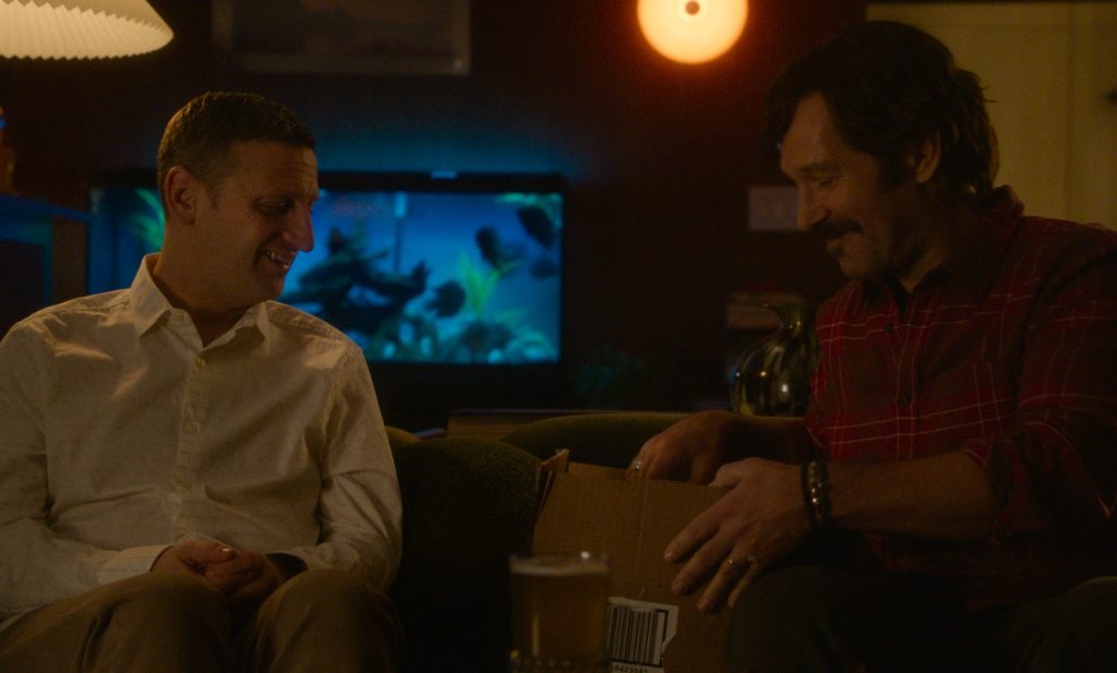 Friendship Blu-ray 5 In the A24 comedy "Friendship", neighbors Craig (Tim Robinson) and Austin (Paul Rudd) become buddies.