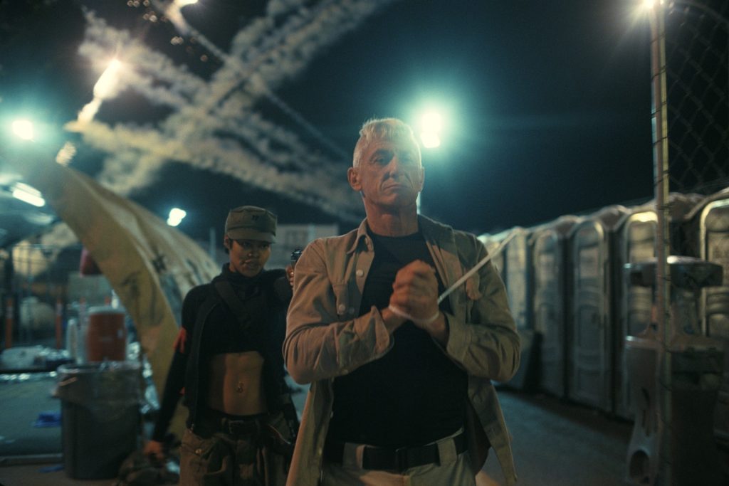 A decades-long entanglement begins with Sgt. Lockjaw (Sean Penn) getting tied up by Perfidia Beverly Hills (Teyana Taylor).