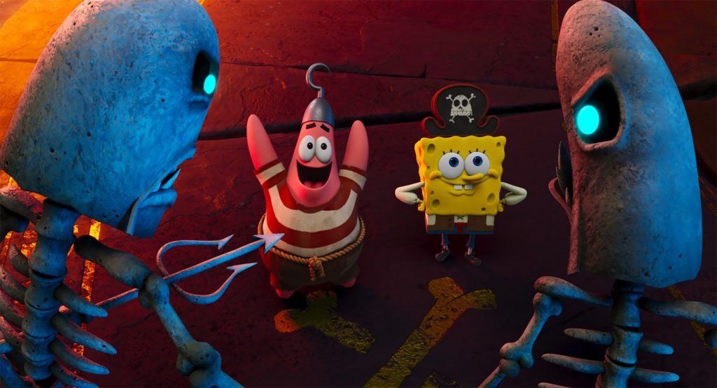 Patrick Star and SpongeBob summon some intestinal fortitude to help them on their dangerous hunt for treasure.