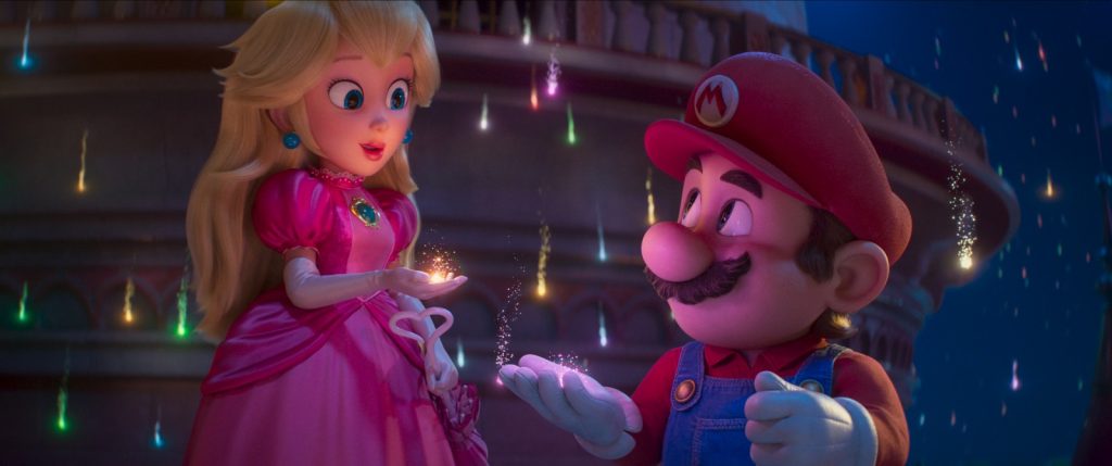 Mario gives Princess Peach a very thoughtful birthday gift in "The Super Mario Galaxy Movie."