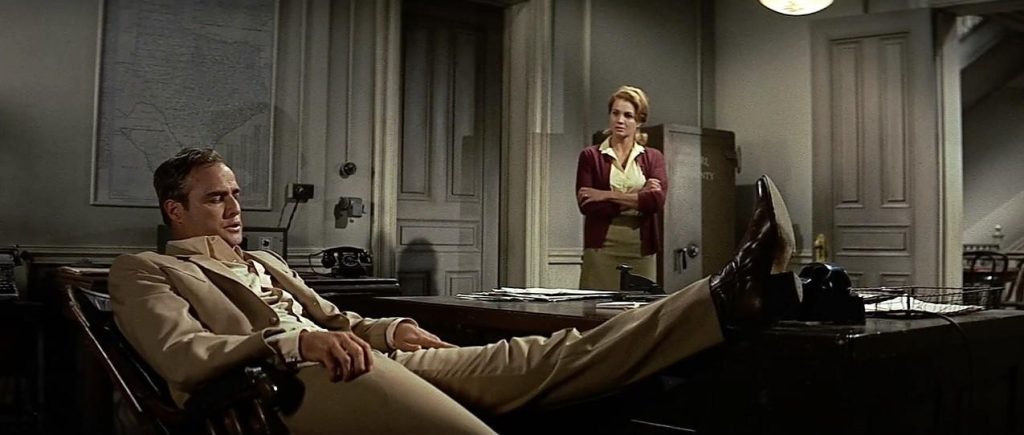 Arthur Penn's "The Chase" (1966) stars Marlon Brando as Calder, a small-town Texas sheriff whose cool calm does him no favors.