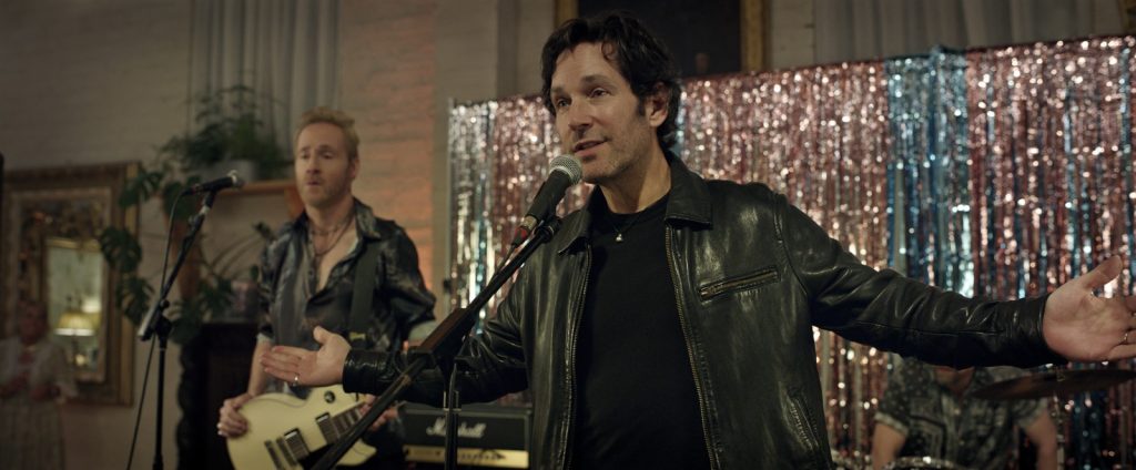 Paul Rudd stars as a washed-up wedding singer balancing family and regret in John Carney's "Power Ballad."